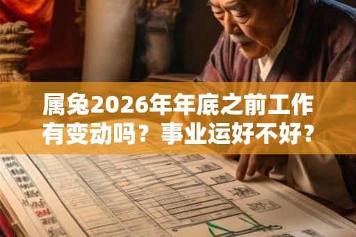 属兔2026年年底之前工作有变动吗？事业运好不好？