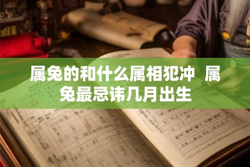 属兔的和什么属相犯冲 属兔最忌讳几月出生 属兔的和什么属相犯冲 属兔最忌讳几月出生