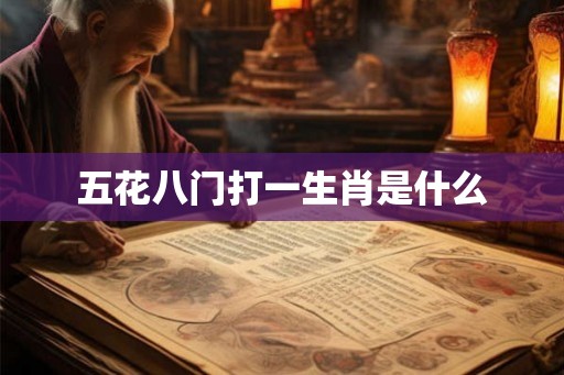 五花八门打一生肖是什么
