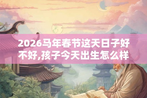2026马年春节这天日子好不好,孩子今天出生怎么样