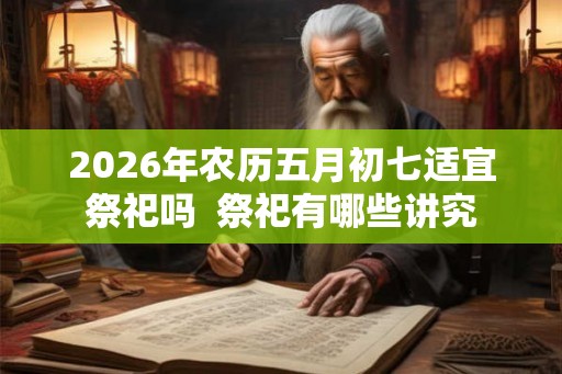 2026年农历五月初七适宜祭祀吗  祭祀有哪些讲究