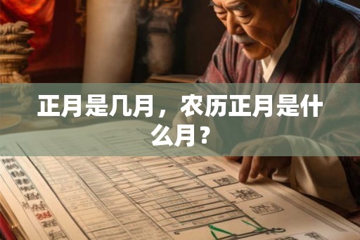 正月是几月，农历正月是什么月？