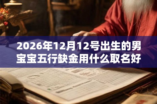 2026年12月12号出生的男宝宝五行缺金用什么取名好