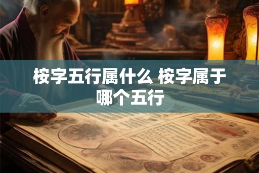 桉字五行属什么 桉字属于哪个五行
