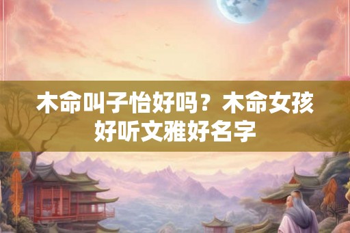 木命叫子怡好吗？木命女孩好听文雅好名字
