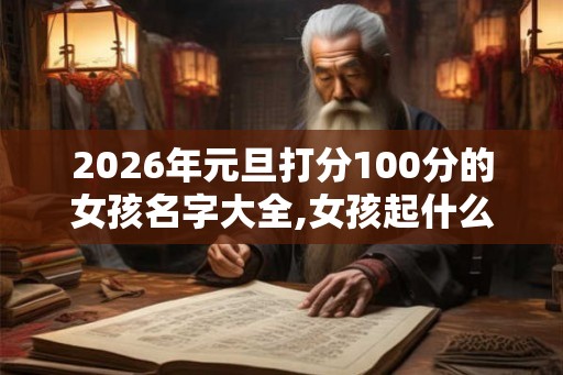2026年元旦打分100分的女孩名字大全,女孩起什么名字好听? 2026年元旦打分100分的女孩名字大全,女孩起什么名字好听?