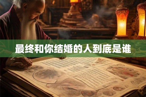 最终和你结婚的人到底是谁