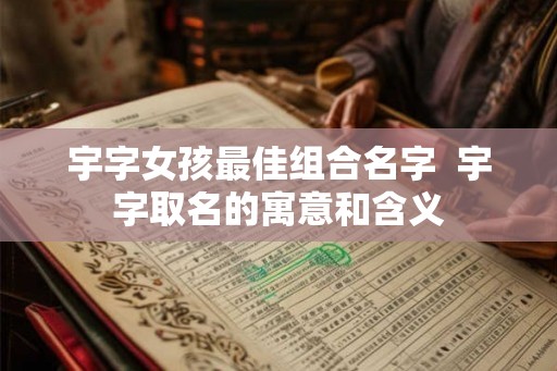 宇字女孩最佳组合名字  宇字取名的寓意和含义