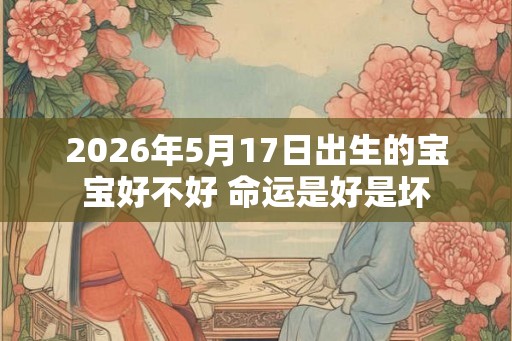 2026年5月17日出生的宝宝好不好 命运是好是坏