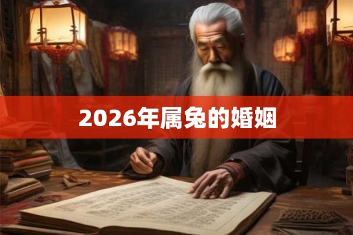 2026年属兔的婚姻