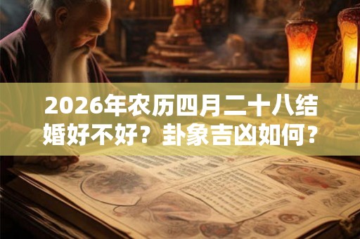 2026年农历四月二十八结婚好不好？卦象吉凶如何？