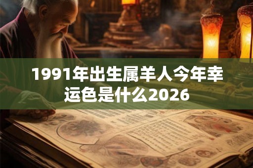 1991年出生属羊人今年幸运色是什么2026