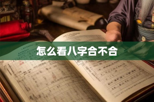 怎么看八字合不合