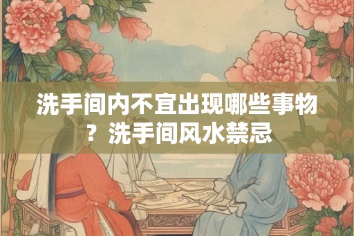 洗手间内不宜出现哪些事物?洗手间风水禁忌 洗手间内不宜出现哪些事物?洗手间风水禁忌