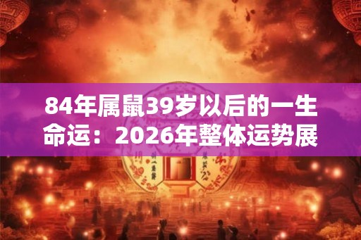 84年属鼠39岁以后的一生命运：2026年整体运势展望