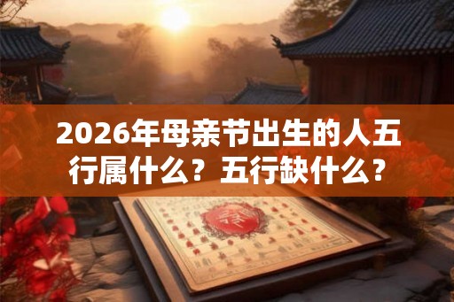 2026年母亲节出生的人五行属什么？五行缺什么？
