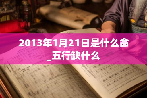 2013年1月21日是什么命_五行缺什么
