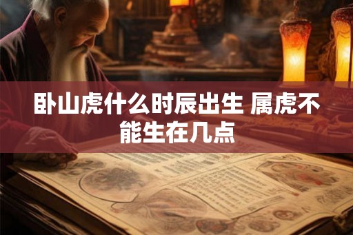 卧山虎什么时辰出生 属虎不能生在几点