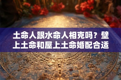 土命人跟水命人相克吗？壁上土命和屋上土命婚配合适吗？