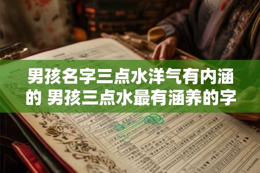 男孩名字三点水洋气有内涵的 男孩三点水最有涵养的字