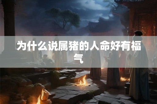 为什么说属猪的人命好有福气