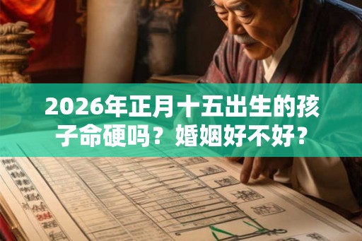 2026年正月十五出生的孩子命硬吗？婚姻好不好？