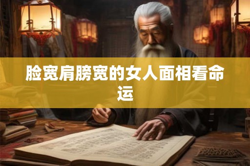 脸宽肩膀宽的女人面相看命运