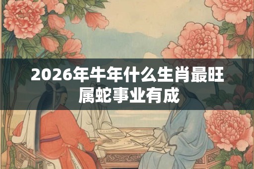 2026年牛年什么生肖最旺 属蛇事业有成