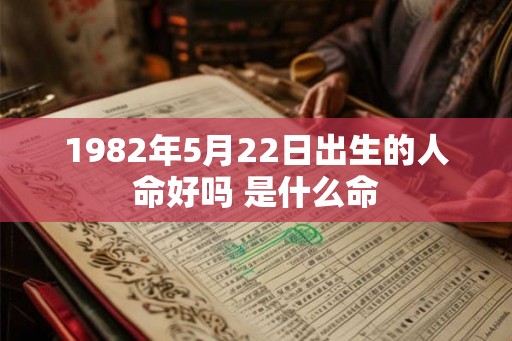 1982年5月22日出生的人命好吗 是什么命