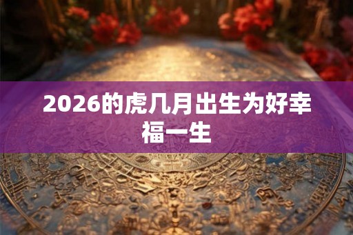 2026的虎几月出生为好幸福一生