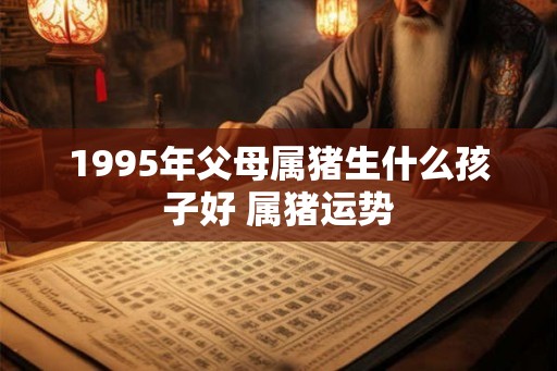 1995年父母属猪生什么孩子好 属猪运势