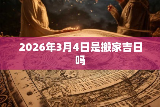 2026年3月4日是搬家吉日吗