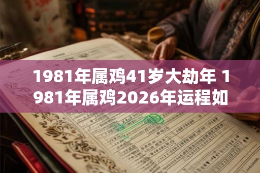 1981年属鸡41岁大劫年 1981年属鸡2026年运程如何