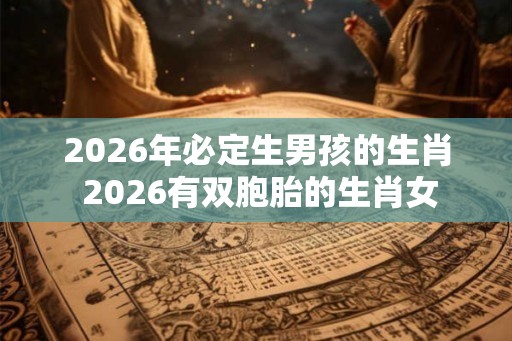 2026年必定生男孩的生肖 2026有双胞胎的生肖女