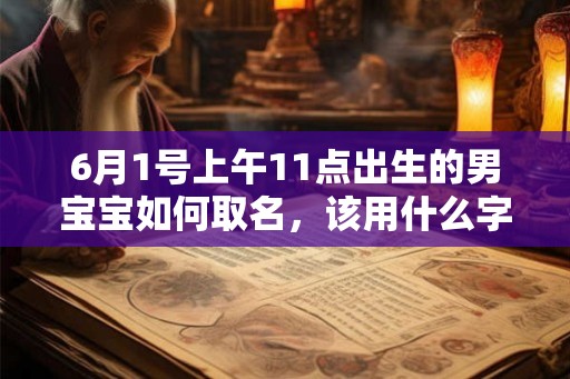 6月1号上午11点出生的男宝宝如何取名，该用什么字