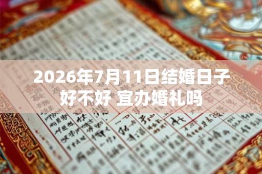 2026年7月11日结婚日子好不好 宜办婚礼吗