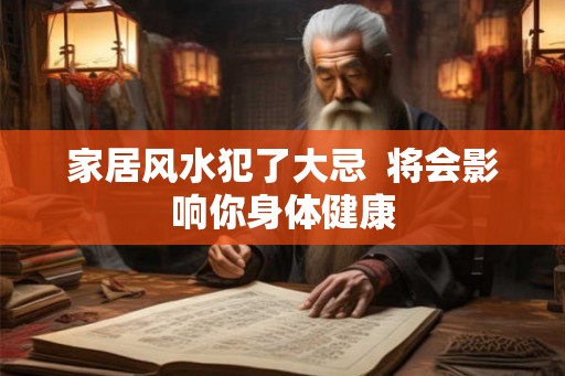 家居风水犯了大忌  将会影响你身体健康