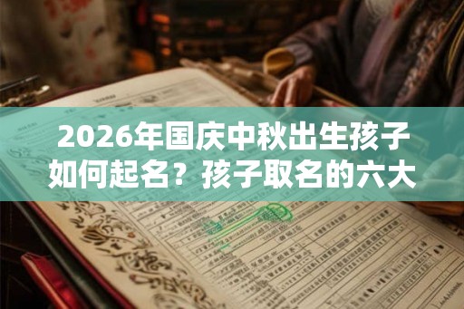 2026年国庆中秋出生孩子如何起名？孩子取名的六大技巧