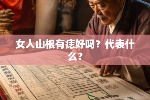 女人山根有痣好吗?代表什么? 女人山根有痣好吗?代表什么?