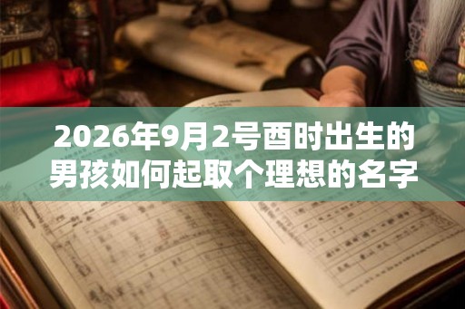 2026年9月2号酉时出生的男孩如何起取个理想的名字，五行属什么