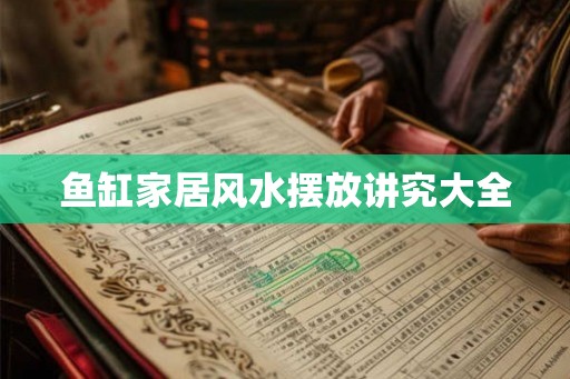 鱼缸家居风水摆放讲究大全 鱼缸家居风水摆放讲究大全