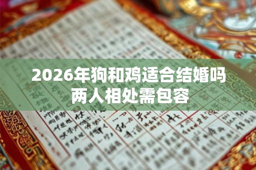 2026年狗和鸡适合结婚吗 两人相处需包容