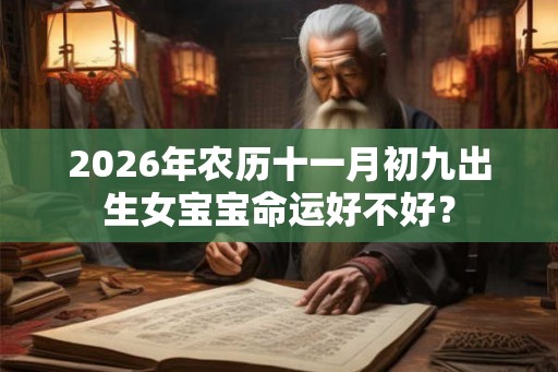 2026年农历十一月初九出生女宝宝命运好不好? 2026年农历十一月初九出生女宝宝命运好不好?