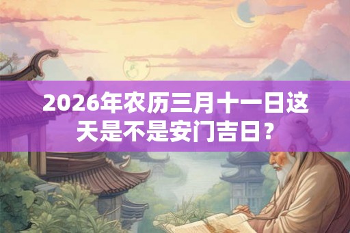 2026年农历三月十一日这天是不是安门吉日？