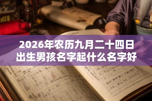 2026年农历九月二十四日出生男孩名字起什么名字好? 2026年农历九月二十四日出生男孩名字起什么名字好?