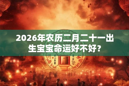 2026年农历二月二十一出生宝宝命运好不好？