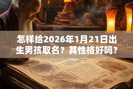怎样给2026年1月21日出生男孩取名？其性格好吗？