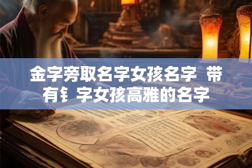 金字旁取名字女孩名字  带有钅字女孩高雅的名字