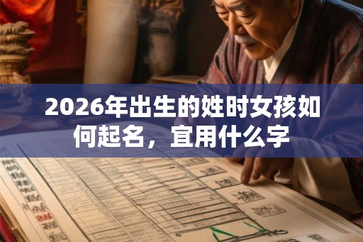 2026年出生的姓时女孩如何起名,宜用什么字 2026年出生的姓时女孩如何起名,宜用什么字