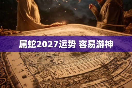 属蛇2027运势 容易游神 属蛇2027运势 容易游神